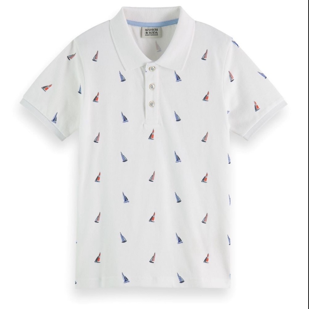 Scotch & Soda boats polo shirt